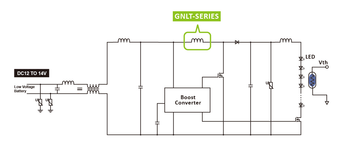 GNLT Series Application circuit diagram 